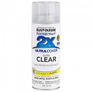 R-OLEUM 2X CLEAR GLOSS STRAY PAINT 340G