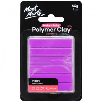 MAKE N BAKE VIOLET POLYMER CRAFT CLAY