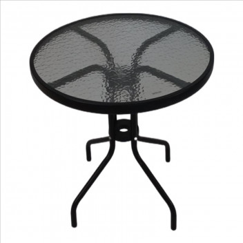 TABLE LOUNGE PATIO SPF-TAB80 GLASS TOP 80CM SEAGULL