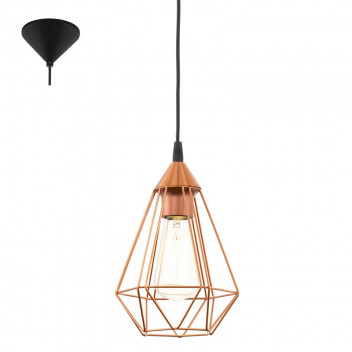 EUROLUX COPPER RARBES PENDANT LIGHT 175MM