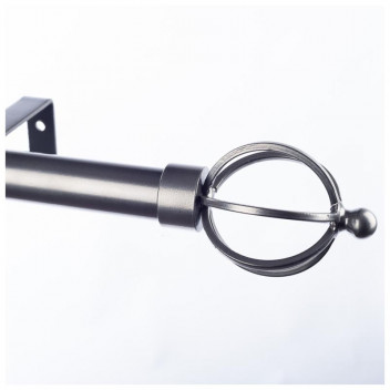 SINGLE METAL SINGLE BASKET POLE SET  28MM X 3M