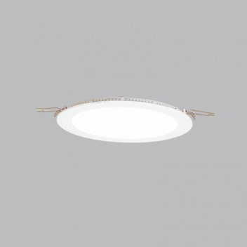 BRIGHTSTAR DOWN LIGHT FLUSH WHITE ALUMINIUM CARB 170MM
