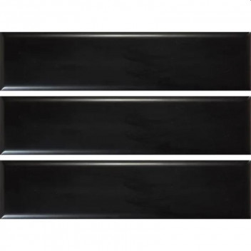 ROMO NERO MATT CERAMIC WALL TILE 75X300MM