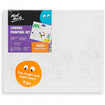 MONT MARTE KIDS PAINT ME PIRATES 9 PIECE SET