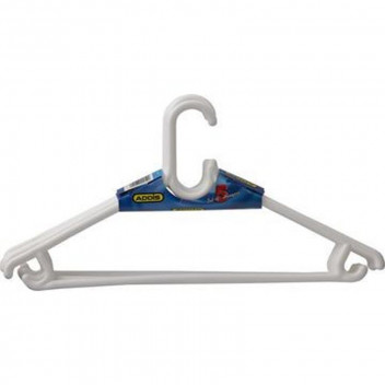 HANGER 6155WH UNISEX WHITE 5PP ADDIS