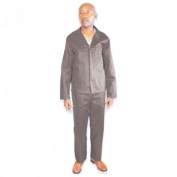 MAT-SAFE OVERALL CONTI SUIT GREY 2PIECE SIZE 40