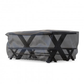 KALAHARI BLACK 4-SEATER PATIO COVER