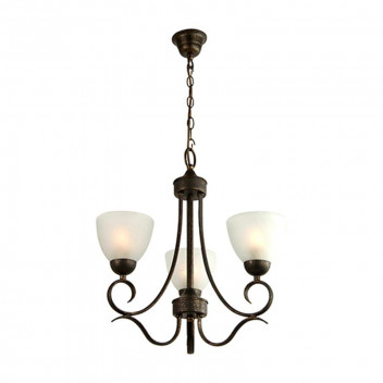 EUROLUX 3XE27 ANTIQUE BRONZE BEAU CHANDELIER