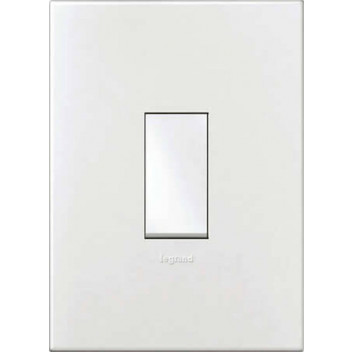 LEGRAND ARTEOR WHITE LIGHT SWITCH 1L 1W 50X100