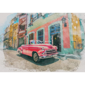 DECOUPAGE HAVANA PINK CLASSIC A3