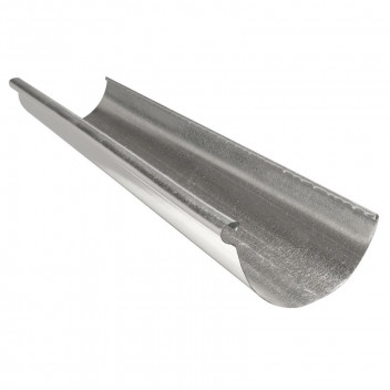 GALVANIZED HALF ROUND GUTTER 0.5X150X6000MM