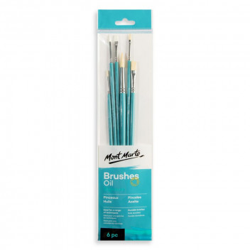 GALLERY CRAFT OIL BRUSHES OIL 6 PIECE