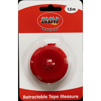 RETRACTABLE CRAFT MEASURE TAPE 1.5M