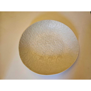 GINGHAM ASSORTED MEDIUM CERAMIC SALAD LACE BOWL