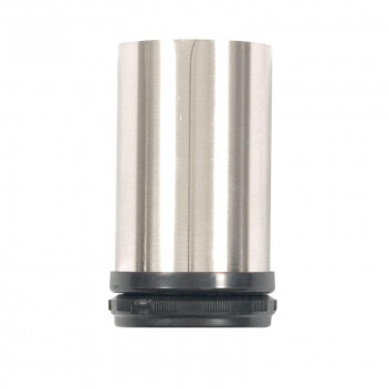 FIT LEG ROUND SATIN CHROME 100MM