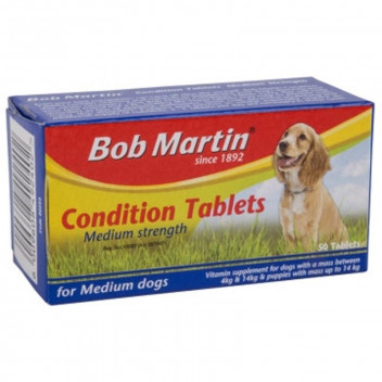 MARTIN MEDIUM CONDITION DOG TABLET 50PER PACK