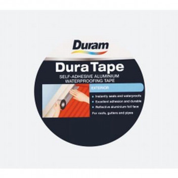 DURAM ALUMINIUM ADHESIVE WATERPROOFING TAPE 75MM X 2.5M