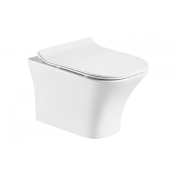 LAVE WALL HUNG PAN RIMLESS ADELENE WHITE
