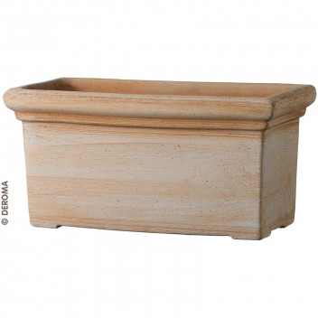 DEROMA SIENA CERAMIC WINDOW PLANTER 45CM