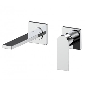 BLUTIDE CHROME SILK BATH AND BASIN TRIM MIXER SET