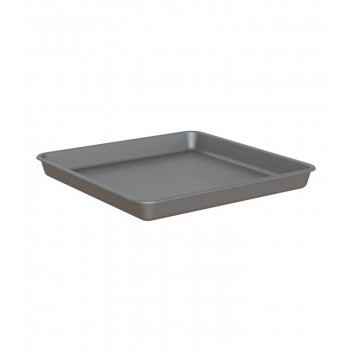 SAUCER PLASTIC VENEZIA SQUARE  ANTHRACITE 30CM ARTEVASI