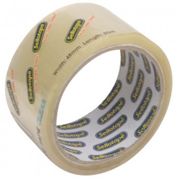 SELLOTAPE PACKAGING TAPE CLEAR 48MMX50M