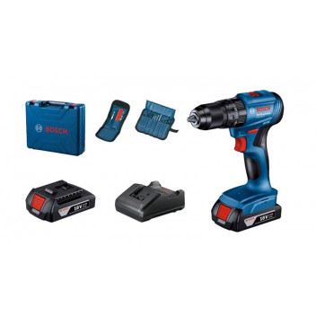 ROBERT BOSCH CORDLESS DRILL KIT GSB185-LI+ 23PC