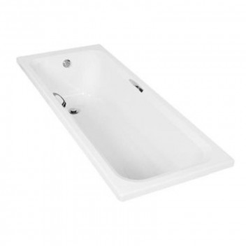 THANDI WHITE BATH WITH HANDLE 1700MM