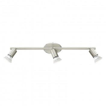 EUROLUX 3LIGHT SATIN CHROME BUZZ SPOT LIGHT 485MM