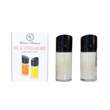 HOME CLASSIX OIL AND VINEGAR BOTTLE SET 170ML