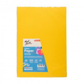 MONT MARTE A4 COLOUR PAPER 70GSM 100 SHEETS