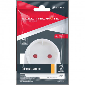 ELECTRICMATE SCHUKO ADAPTOR