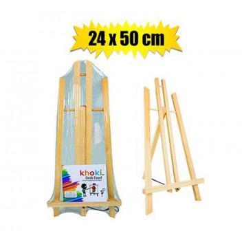 KHOKI EASEL TABLE CRAFT WOOD 24X50CM