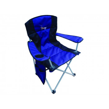 KUDU GREEN OR BLUE PADDED FOLDING CHAIR 120KG