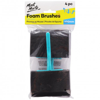 CRAFT 4 PIECE FOAM BRUSH APPLICATOR 100MM