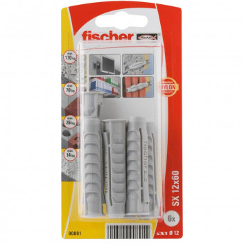 FISCHER WALL PLUG 6PER PACK