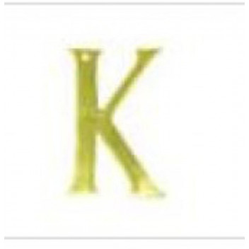 EUROBRASS BRASS K LETTER 75MM