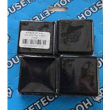 SQUARE END CAP 25MMX25MM 4PACK