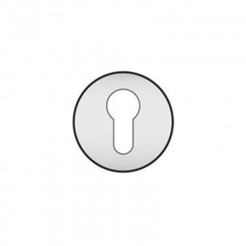 STAINLESS STEEL ROUND EURO ESCUTCHEON 2PER PAIR
