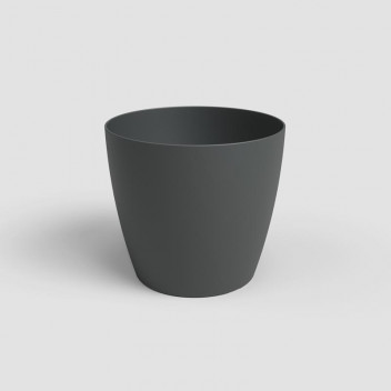 ARTEVASI SAN REMO MATTE ANTHRACITE PLASTIC POT 9CM