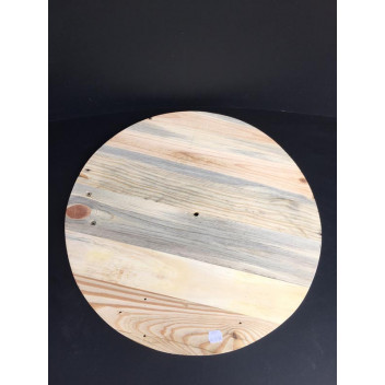 WOOD  38011  PALLET CLOCK ROUND 600MM
