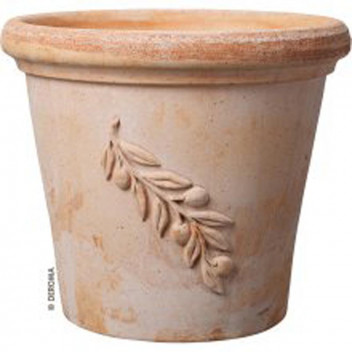 POT TERRACOTTA CLAY  TG610NSZ CILINDRO OLIVE 30 TERRACOTTA NO.2  DEROM