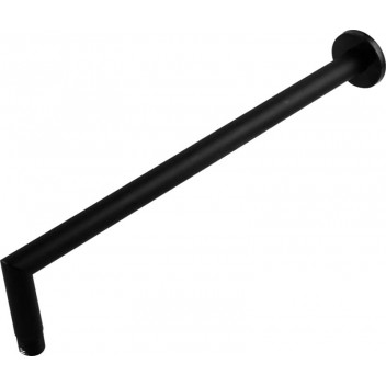 BREVIK SHOWER ARM ROUND BLACK 400MM