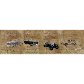 DECOUPAGE DRUM CLASSIC CAR CHRONICLES 600X1400MM