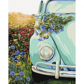 PAINT  BY NUMBERS  BS51721 RETRO IN THE FIELD