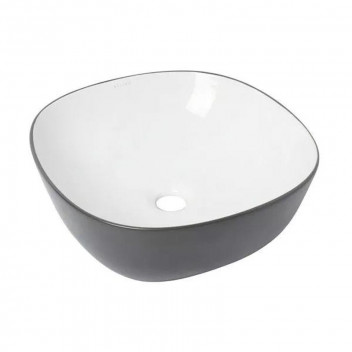 BIJIOU ONYX GREY EVOQUE FREESTANDING BASIN 400X400X150MM