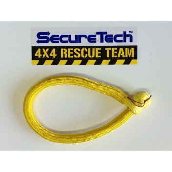 SECURETECH 4X4 YELLOW RECOVERY ROPE SOFT SHACKLE