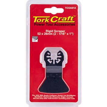TORK CRAFT QUICK CHANGE RIGID SCRAPER 52X26MM(2-1/16\'X1\')