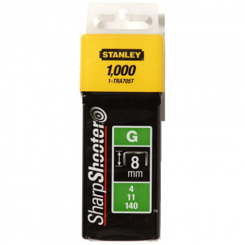 STANLEY HEAVY DUTY SHARPSHOOTER STAPLE 8MM 5/16INCH 1000PIECE