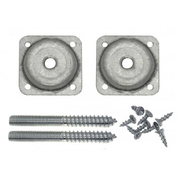STRAIGHT LEG FIXING KIT 65X65MM 2PIECE